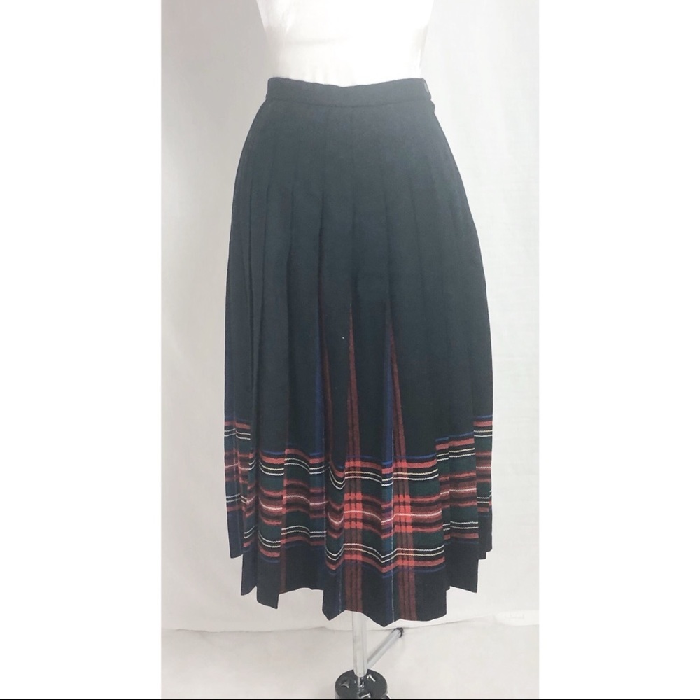 Pendleton 100% wool Pleat Skirt 6